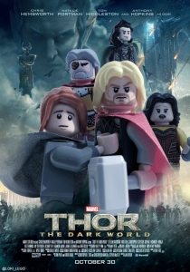 Thor The Dark World Lego Poster